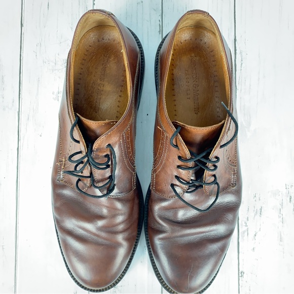 Johnston & Murphy Passport Mens Oxfords Size 10 Brown Leather 20-1350 Shoes - Picture 4 of 9